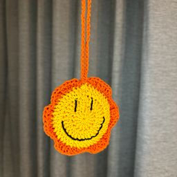 Smiley Mirror Bag Charm 