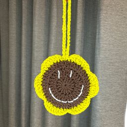 Smiley Mirror Bag Charm 
