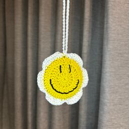 Smiley Mirror Bag Charm 