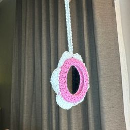 Smiley Mirror Bag Charm 