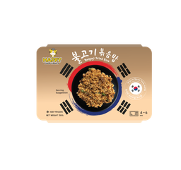 [HAPPY FOOD FAMILY] KOREAN FOOD READY MEAL - Kimchi/Bulgogi/Shrimp Fried Rice/Japchae 250g