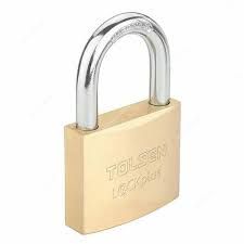 TOLSEN HEAVY DUTY BRASS PADLOCK (INDUSTRIAL) 50MM