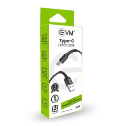 EVM-C-015 TYPE-C DATA & SYNC CABLE (1 METER, 3 AMP) With GST Bill