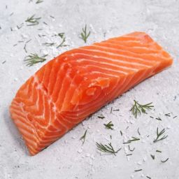 Salmon Fillet Sashimi Grade Skin On (Portion)
