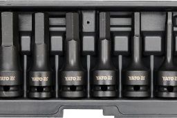 YATO IMPACT BIT SOCKET SET HEX 8PC 1/2IN