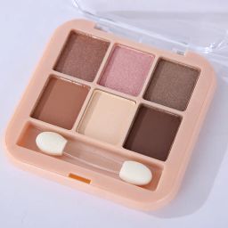 Professional ko'zoynak palitrasi 6 rangli vegan bo'yanish Shimmer Matte