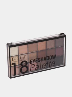 Ko'z qovoqlari uchun matli tenlar DoDo Girl Matte Eyeshadow, 18 rang