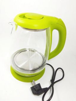  Issiqqa chidamli  korps  qismi shishadan iborat  Elektr choynak 