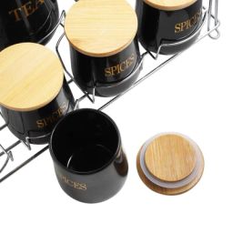 Keramika choyi Qahva shakar ziravorlari  ucun maxsus toplam 