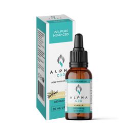 ALPHA CBD – NO FLAVOR ORAL DROPS 30ML (600MG)