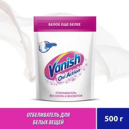 Oqartiruvchi dog 'olib tashlash vositasi VANISH Oxi Action mato uchun kukun 500 g