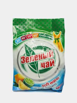 Kir yuvish kukuni Зеленый чай Limon, qo'lda yuvish uchun, 900 g