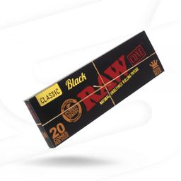 Raw Black King Size Cones 20 pack