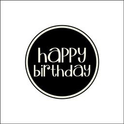 10 tag refill - Funky design black English