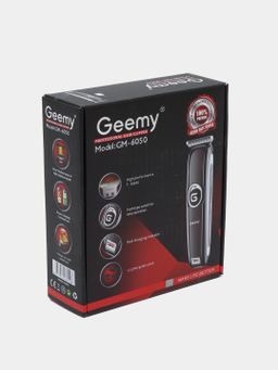 Trimmer soch va soqol olish uskunasi Geemy 6050, akkumlyatori bilan