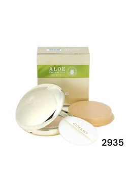 CELLIO Aloe Two Way Cake kukuni PUDRA 