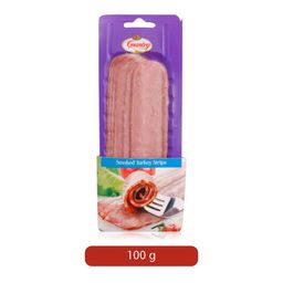 Country Smoked Turkey Strips 100Gm