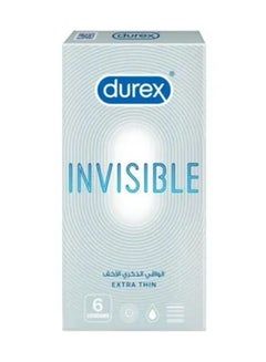 Durex Invisible 6 Condoms Extra Thin