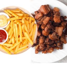 Fried Yam & Braised Pork