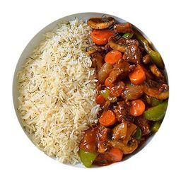 Braised Rice with Sauce