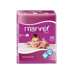 Marvel Baby 10-13Kg L 48 Diapers