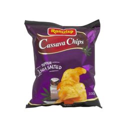 Rancrisp Pepper & Sea Salt Casava Chips 100G