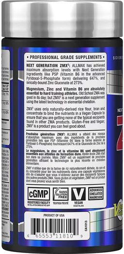ALLMAX NUTRITION ZMX2 90 CAPSULES