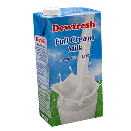 Dewfresh Full Cream Milk 1L