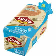 Albany Superior Best of Both White Bread 700G