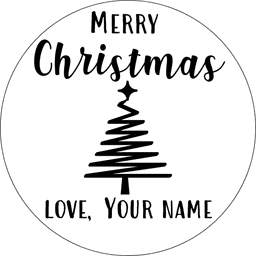 Personalised Christmas Stickers 
