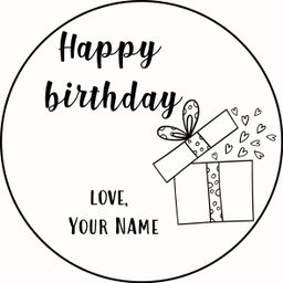 Personalised Birthday Stickers