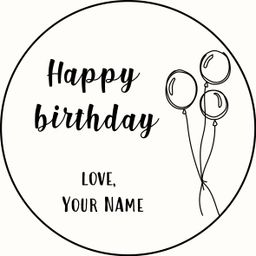 Personalised Birthday Stickers