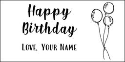 Personalised Birthday Stickers