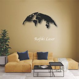 World map Metal Wall Art Decor