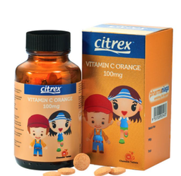 CITREX VIT C 100MG ORANGE  90'S