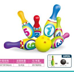 8 Pcs Kids Bowling Set