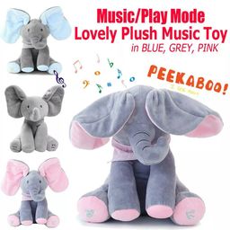 Peekaboo Elephant and Teddy Bear