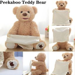 Peekaboo Elephant and Teddy Bear