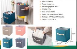 Collapsible Ottoman Cube Storage Bin