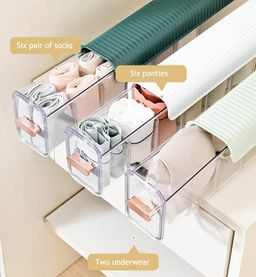 Anti Dust Storage Boxes For Clothes Socks