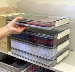 A4 Size Transparent Document Organizer