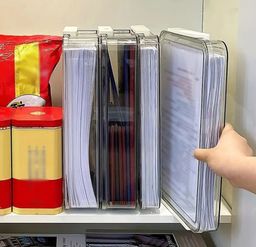 A4 Size Transparent Document Organizer