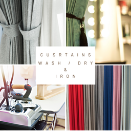 Curtains (Wash, Dry & Iron)