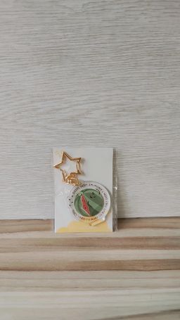 Watermelon Seed Keychain 