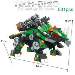 Tech-Dino Triceratops Lego Dupe