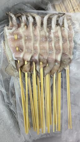 Squid Skewer for BBQ 