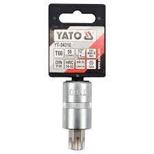 YATO T60 X 50MM TORX SOCKET BIT 1/2IN SHORT