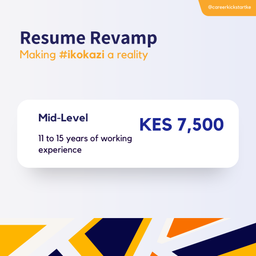 CV Revamp :: Mid-Level (11-15 years of working experience)