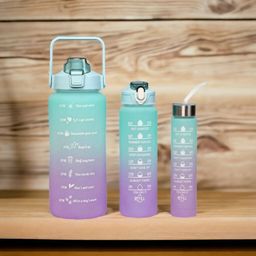 3 Pcs Motivational Bottle Set