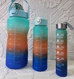 3 Pcs Motivational Bottle Set